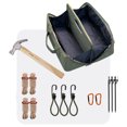 thumbnail image 2 of Bolsas de acampada, accesorios de tienda plegable, bolsa de almacenamiento con cremallera, caja de herramientas para senderismo al aire libre, 2 of 8