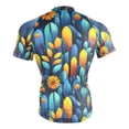 thumbnail image 4 of joogoo Plant Leaves Pattern Men's Cycling Jerseys Mountain Bike Short Sleeve Tops 3XL, 4 of 7