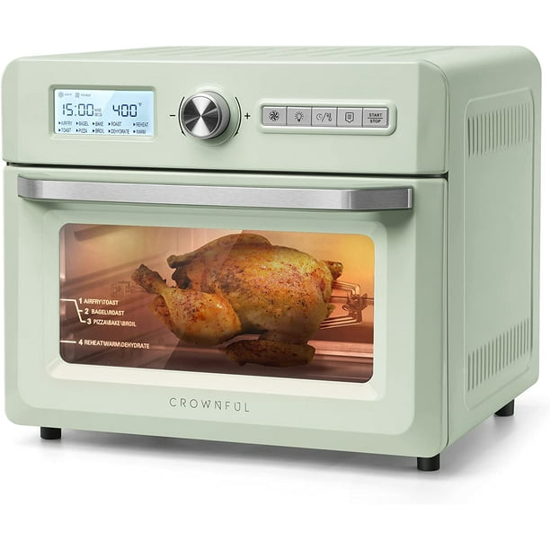 Crownful 19 Quart 18l Air Fryer Toaster, Farberware Convection Countertop Oven With Rotisserie