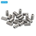 thumbnail image 3 of Unique Bargains Adaptateurs Filetage Manchon Réducteur Écrou M6x1.0 Mâle à M3x0.5 Femelle pour Réparer Insert Écrou Vis Réducteur 10mm 20 Pcs, 3 of 5