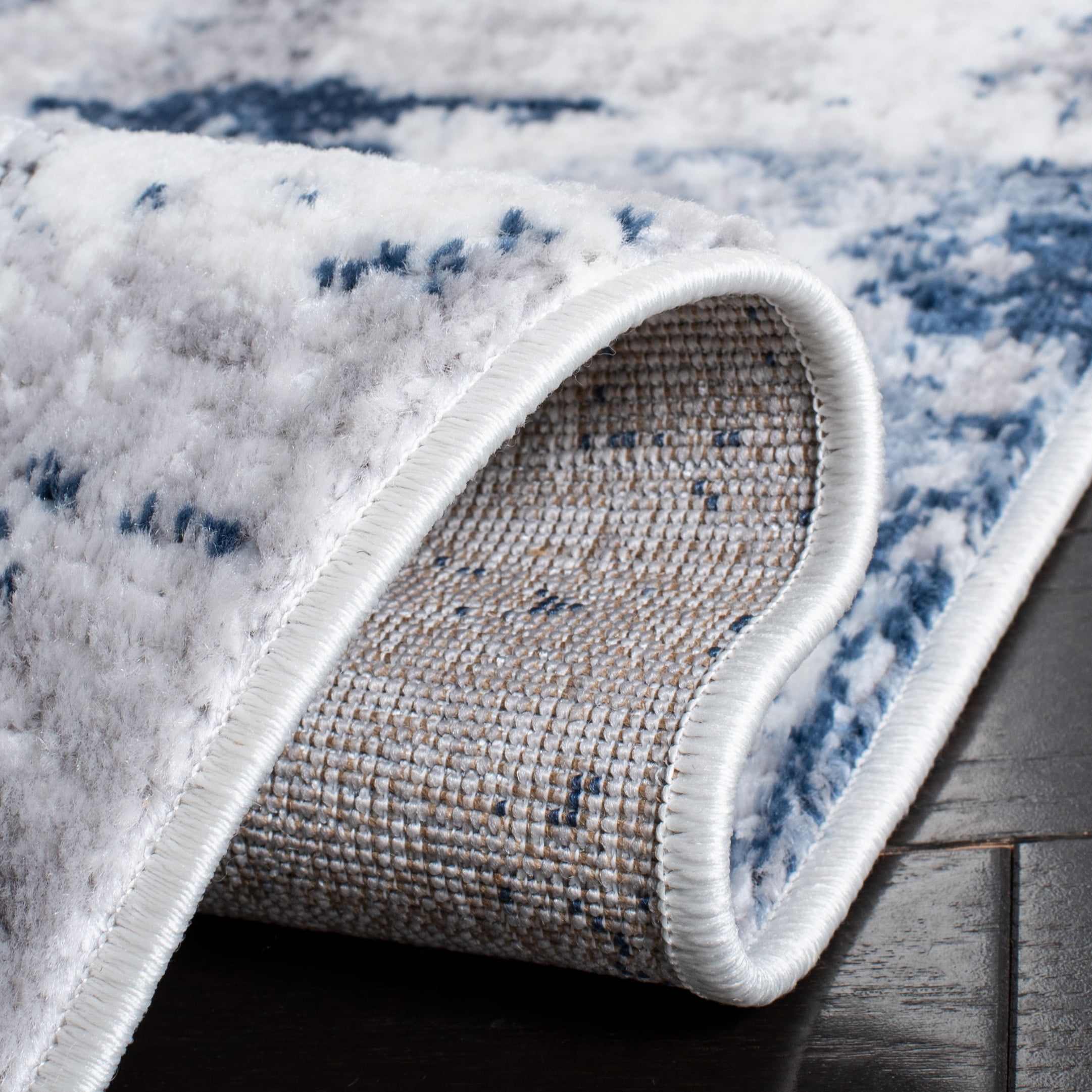 SAFAVIEH Amelia Boyce Abstract Area Rug, Gray/Light Blue, 6' x 9'