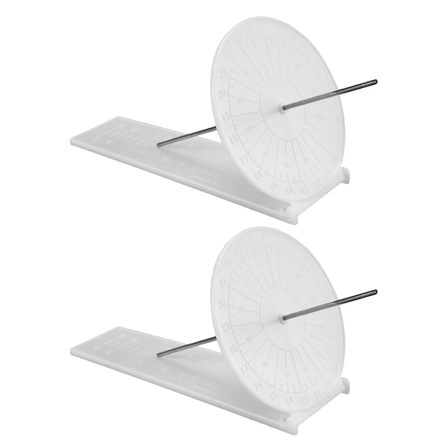 OULII 2Pcs Science Experiment Toy DIY Sundial Model Plastic Time Measurement Hands On Learning Activities