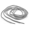 thumbnail image 3 of Shoe Gear Athletic Oval Laces for Men and Women, Polyester, Gray, 45", 3 of 5