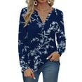 thumbnail image 3 of Fantaslook Womens Tops Long Sleeve V Neck Blouses Business Casual Shirts Fall Fashion Dressy Tops, 3 of 8