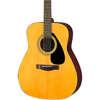 Yamaha F335 Acoustic Guitar with Gold Die-Cast Tuners, Black