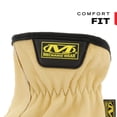 thumbnail image 4 of Guantes Mechanix Wear Leather Cow Driver, resistentes al agua, color canela, 4 of 5