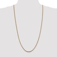 thumbnail image 2 of Real 14kt Yellow Gold 2.5mm Franco Chain; 30 inch; Lobster Clasp; for Adults and Teens; for Women and Men, 2 of 5