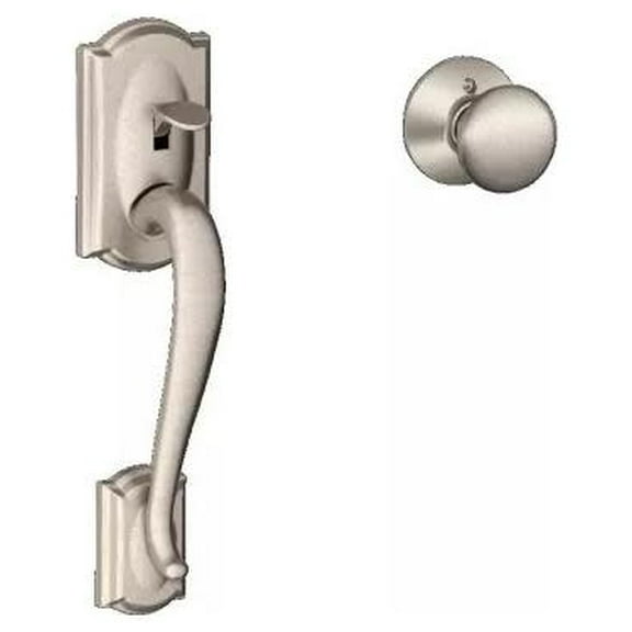 Schlage Fe285-Cam-Ply Camelot Lower Handle Set For Electronic Keypad - Nickel