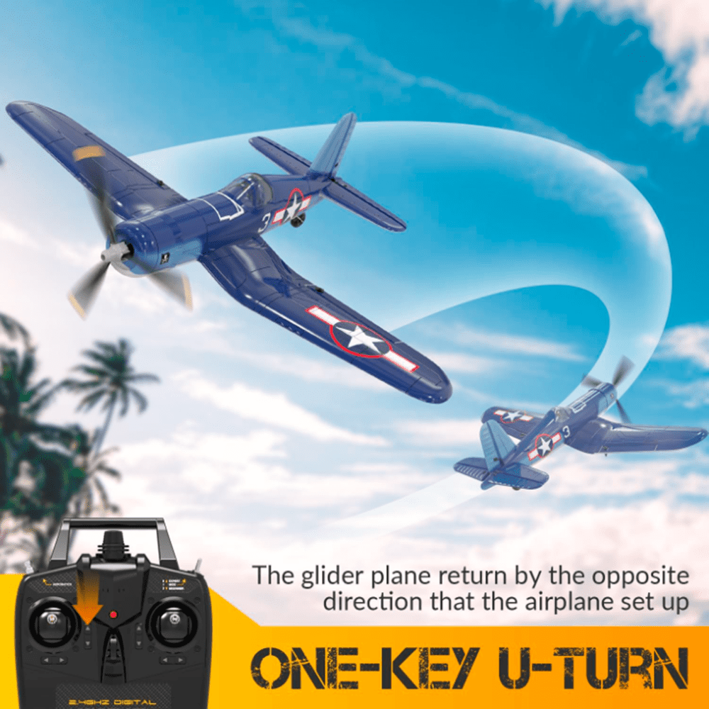 VOLANTEX F4U Corsair RC Airplane 4CH 2.4GHz Aerobatic Aircraft Remote Control Fixed Wingspan Plane