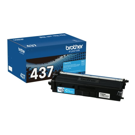 UPC: 0012502666387 | Brother Genuine TN437C Ultra High‐yield Cyan Printer Toner Cartridge