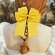 thumbnail image 5 of Pinza para el pelo con lazo de cinta de satén acanalado de doble capa de 6 pulgadas para accesorios de pelo de niños Pinza para el pelo tipo banda, 5 of 7