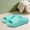 Blue, variant on Women's Cloud Slides Comfy Pillow Slides for Men Soft EVA Recovery Slides Unisex Adults Quick Drying Slippers Thick Sole Open Toe Shower Shoes Lightweight Slip On Slides Sandals Summer Beach Sandals