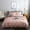 Pink, variant on WARMDERN Pink Duvet Cover Sets Queen Size 100% Washed Duvet Cover Super Soft Microfiber 3 Pieces Luxury Soft Bedding Sets 1 Duvet Cover 90x90 inches and 2 Pillow Shams