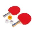 thumbnail image 1 of de 2 jugadores de tenis de - 2 piezas de espinillas para estrechar las manos en murciélagos / / raquetas + 3 piezas Sharpla Paleta de ping pong, 1 of 8