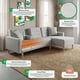 thumbnail image 3 of Sala Modular Reversible Makora Kendall Con Memory Foam, Color Gris Claro, Lino Respaldo Reclinable De 3 posiciones., 3 of 10