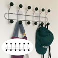 thumbnail image 3 of GROWTH TANK Coat Rack Wall Mount Metal Wall Coat Hanger for Hanging Coat Backpack Jacket 6 Hooks, 3 of 6
