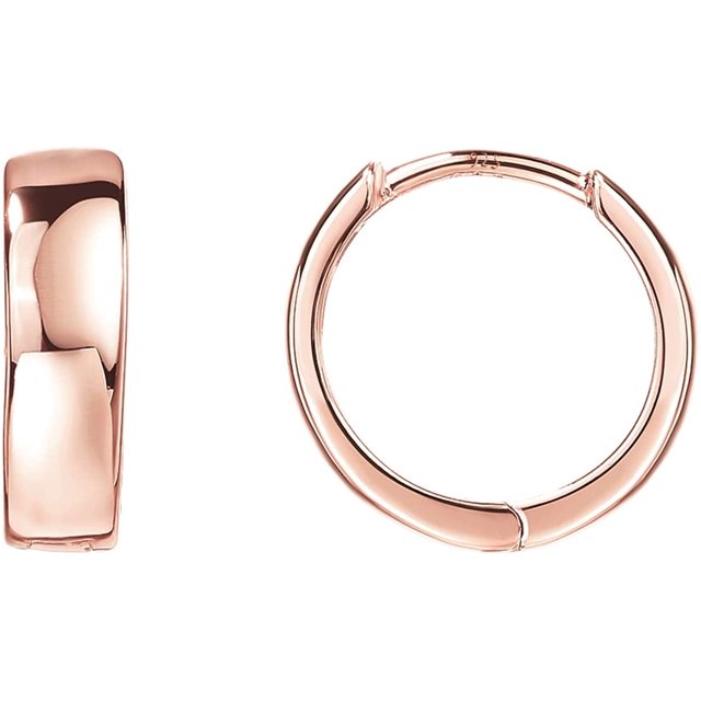 Pendientes de poste Huggie de plata de ley chapada en oro de 14 quilates | Aros Pequeños |Pendientes de Oro para MujerOro Rosa esquí esquí Gafas de esquí
