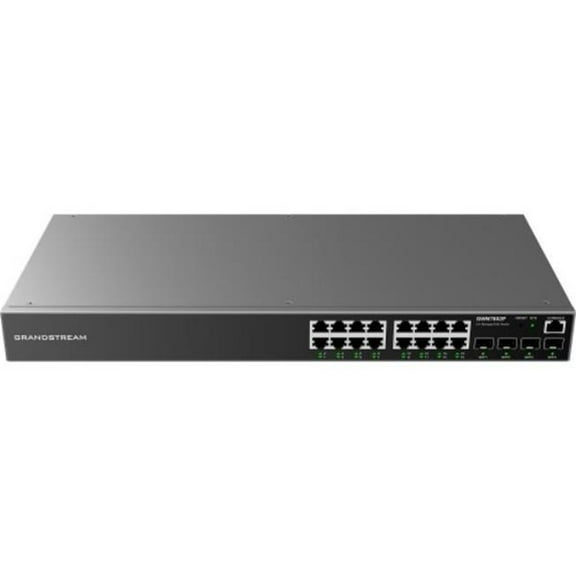 Grandstream Networks GWN7802P Enterprise Layer 2  Managed Network Switch 16 X Gige 4 X Sfp