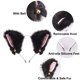 thumbnail image 2 of Cosplay Girl Felpa Orejas de gato peludas Diadema negra Accesorios de cosplay para Cam Girl Party Cosplay Orejas Pinzas para el cabello Diademas para mujeres Regalos para ella / Mujer Fokelyi WRST-53-1, 2 of 7