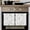 Light Green Light Brown White, variant on Sparrow Kitchen Towels Set of 2, Water Absorbent Dish Towel, Spring Birds on The Branches Vintage Country Decorative Hand Towels - Quick Drying Cloth for Cooking Baking, 18x28 Inch