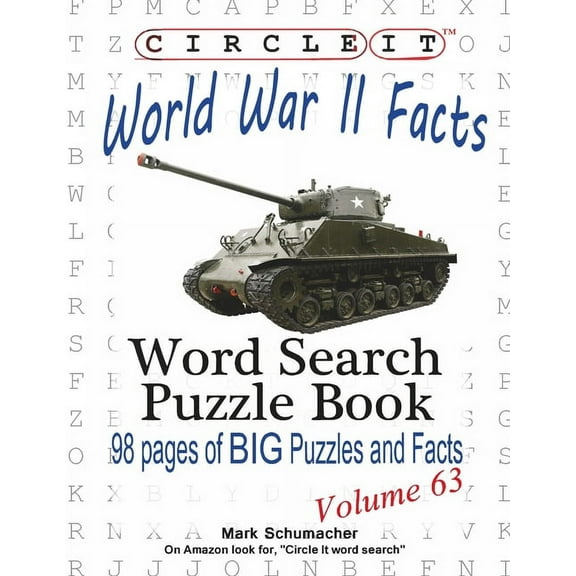 Circle It, World War II Facts, Word Search, Puzzle Book, (Paperback)