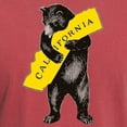 thumbnail image 3 of CafePress - Vintage California Bear Hug Illustration - Mens Comfort Colors Shirt, 3 of 5