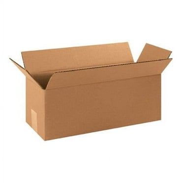 16" x 6" x 6" Long Corrugated Boxes, ECT-32 Brown Shipping/Moving Box 25 Boxes