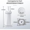 thumbnail image 3 of 2024 4 Pack Water Filter For Sage Coffee Machine - Water Filters For Sage Barista Express Pro Touch (FMY), 3 of 5