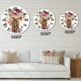 thumbnail image 4 of Designart 1 in Farmhouse Wall Clock, 4 of 5
