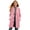 10# Pink, variant on Girls Trench Coat Single Breasted Long Dress Coat Winter Windbreaker With Side Pockets