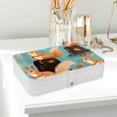 thumbnail image 6 of Squirrel Decorative PU Leather Jewelry Organizer Box with Removable Compartment: Portable Display Case, 6 of 6