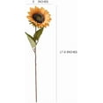 thumbnail image 3 of 7 Pcs Multi-color Sunflowers Artificial Fake Flowers, Silk Faux Plants with Stem for Outdoors Planters, Home Living Room Office Garden Wedding Party Birthday Vintage Fall Sunflower Decorations, 3 of 7