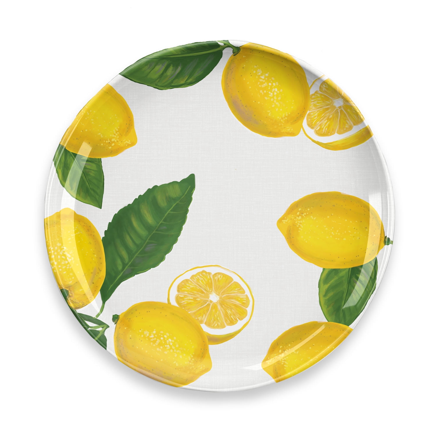Lemon Fresh Dinner Plate, 10.5",Melamine,Pack of 6 EA