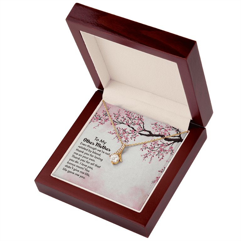 To My Mother-in-Law Other Mother Alluring Ribbon Necklace
