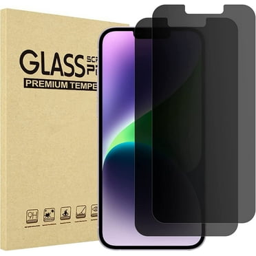 2 Pack 6.7 Inch Privacy Screen Protector Compatible with iPhone 14 Plus/iPhone 13 Pro Max, 9H Tempered Glass Screen Film Guard Compatible for iPhone 14 Plus 2022/ iPhone 13 Pro Max 2021 Case Friendly