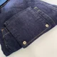 thumbnail image 5 of Pantalones vaqueros cortos para hombre con bolsillos Bermudas largas Pantalones cortos de mezclilla con gráficos para hombre Tendencia de moda coreana 2024 Y2k, 5 of 5