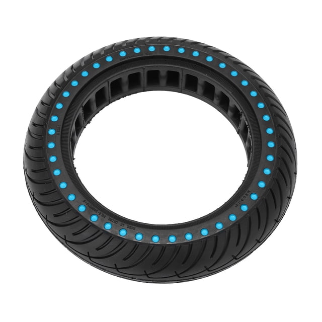 Electric Scooter Tire, Electric Scooter Double Tire Rubber Shock Absorption Replacement Durable For Electric Scooters Blue