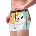 thumbnail image 2 of Fotbe Cute Dog In Bathtub Men’s Total Support Pouch Boxer Briefs, X-Temp Cooling, Moisture-Wicking Underwear, Regular, Long-leg and Trunk-XX-Large, 2 of 6