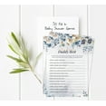 thumbnail image 2 of Inkdotpot Pack of 50, Who Knows Daddy Best, Fun Baby Shower Party Games, Activities, Decorations, Floral Theme Party Supply, 2 of 5