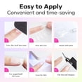 thumbnail image 6 of KEAWIS   Pointed Almond Fake Nail Tips - 510Pcs Medium Gel Tips Pre-shaped Half Matte Full Cover Clear Acrylic Gel Kit False Press on Nails for Extension DIY Salon 15Sizes, 6 of 9