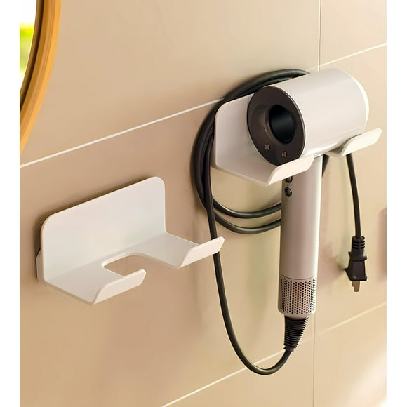 Soporte para secador de pelo SUPTEC, soporte de pared universal con gancho para enchufe
