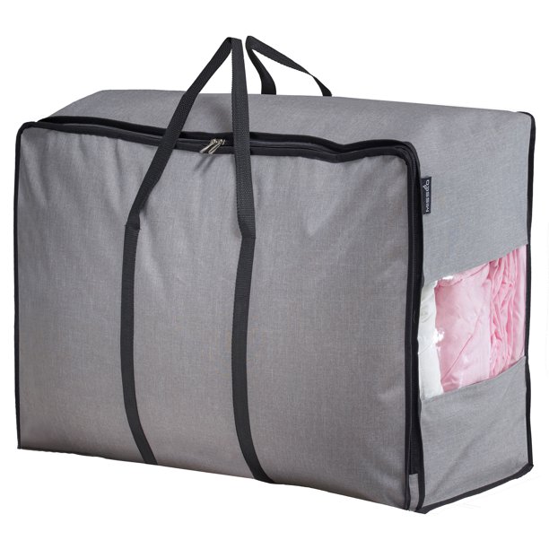 MISSLO Water Resistant Large Storage Bag Organizer for Moving Clothes