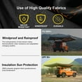 thumbnail image 3 of Naturnest Vehicle Awning Tent, 270 Degree Awning Mounted on the Right Side of The Vehicle, Car Side Awning for Off-road Camping (No Awning Room)., 3 of 9