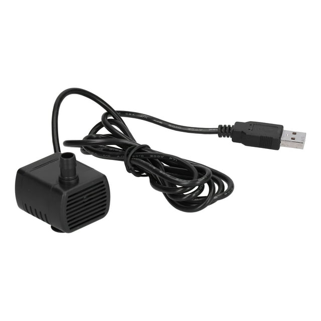 Bomba de agua con enchufe USB para pecera, dispositivo de microcirculación con ventosa, CC 5 V, 120 l/h, elevación de 50 cm