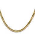 thumbnail image 3 of 14k Yellow Gold 22 Inch 4.5mm Franco Chain Necklace Pendant Charm, 3 of 9