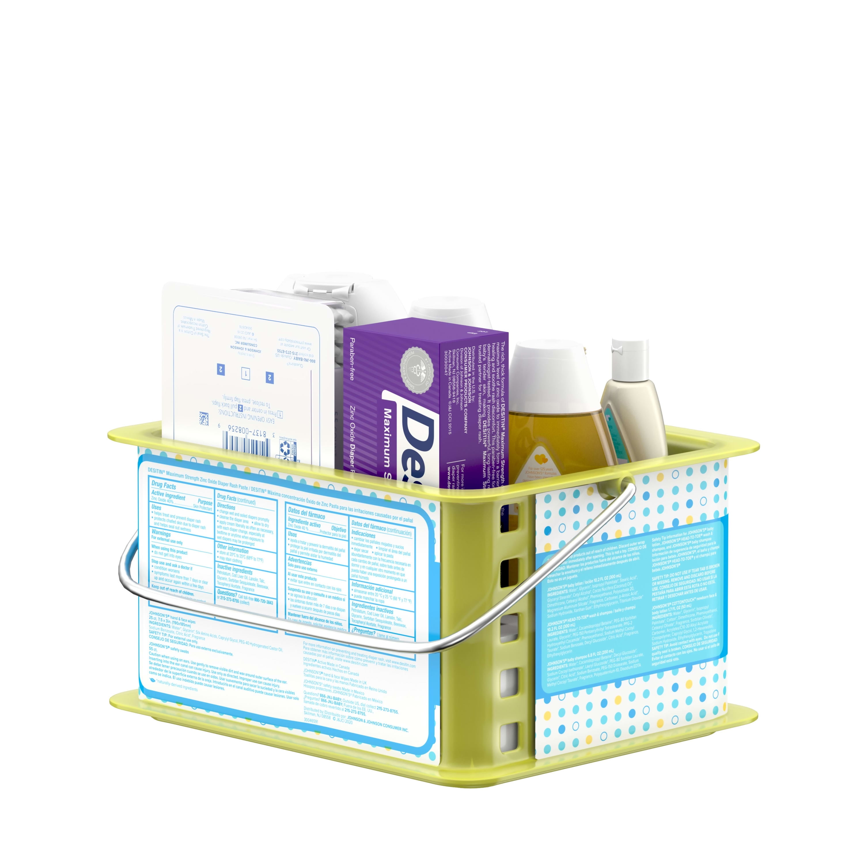 johnson's baby essentials box 5.00 in store