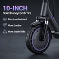 thumbnail image 5 of VOLTVOGUE VV-11 Adult Folding Electric Scooter, 500W Motor 22MPH, 20 Miles Range, 10'' Solid Tire Commuter E Scooter with Dual Braking, Dual Suspension APP, 5 of 10