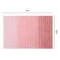 thumbnail image 6 of Unique Bargains Set of 6 Rectangle Placemats for Table Decor Pink 17.7x11.8inch, 6 of 6