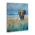 thumbnail image 2 of Stupell Industries Contemporary Blue Grass Elephant Canvas Art, 24 x 30, by Franklyn Gregory, 2 of 8