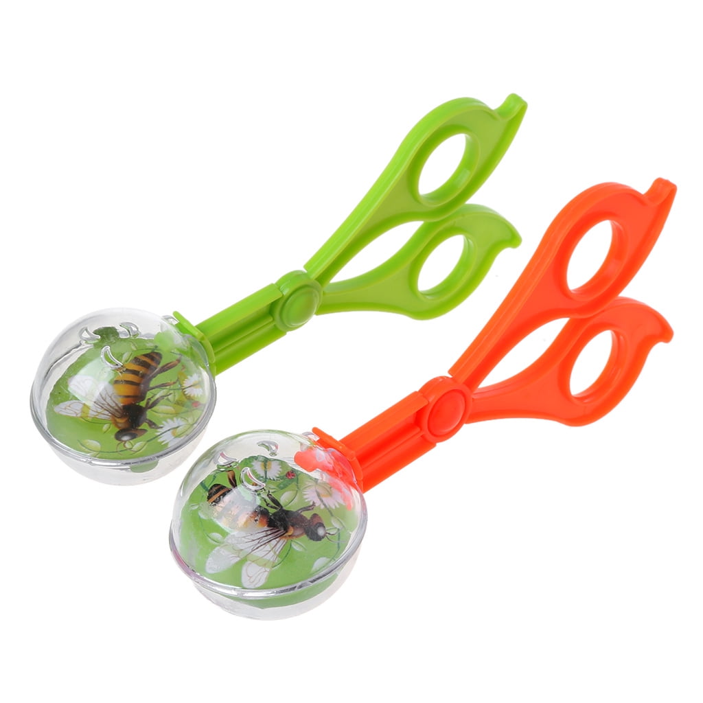 Details about   Insect Catcher Scissors Insect Trap Plastic Bug Tongs Tweezers for Kid Toy Handy